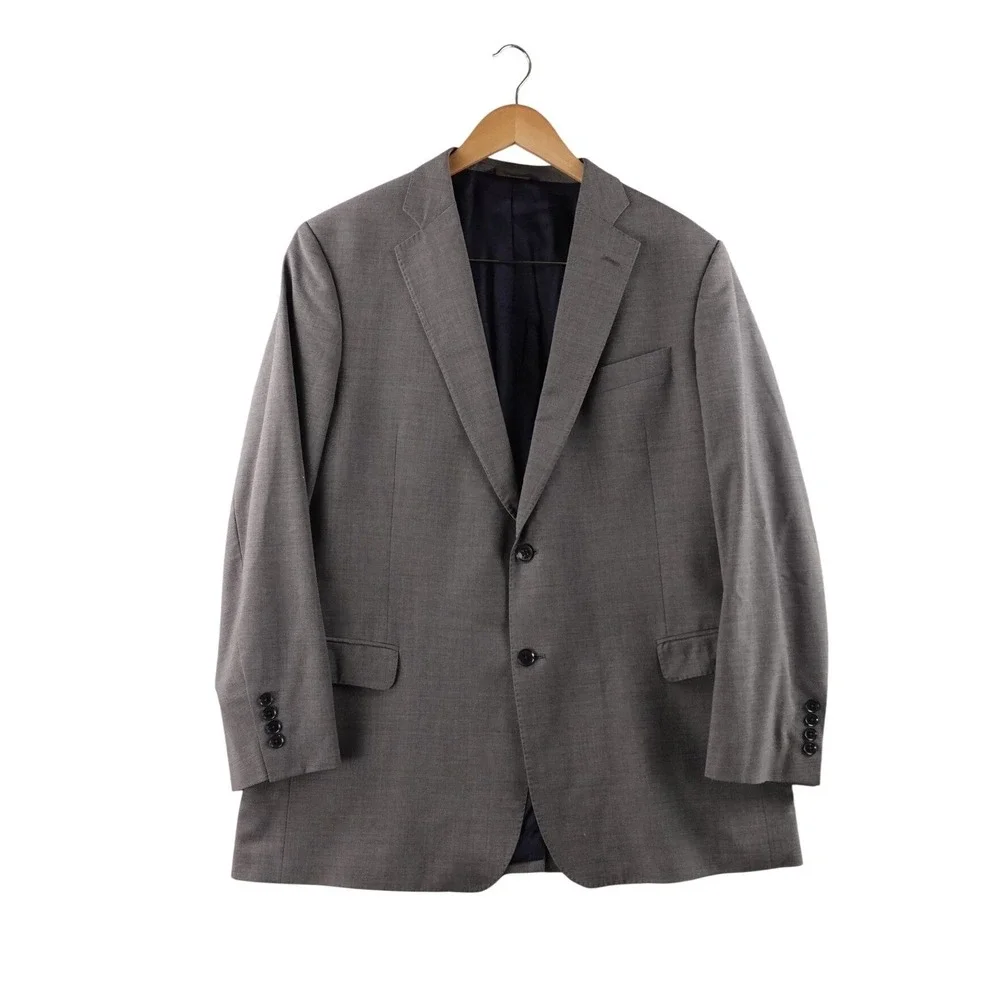 Brooks Brothers 346 Explorer Fitzgerald Men's 44RG Gray‎ Wool Blend Blazer Egypt